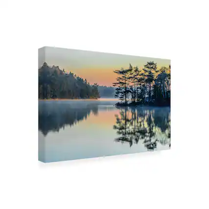 Front. Trademark Fine Art - Benny Pettersson 'Before People Wake' Canvas Art - Multicolor.