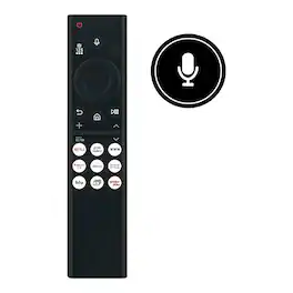 VINABTY - New Universal Voice Replacement Remote Fits for Samsung TV QN32LS03TBF QN43Q60TAF QN43Q60TBF QN43Q6DTAF - Black