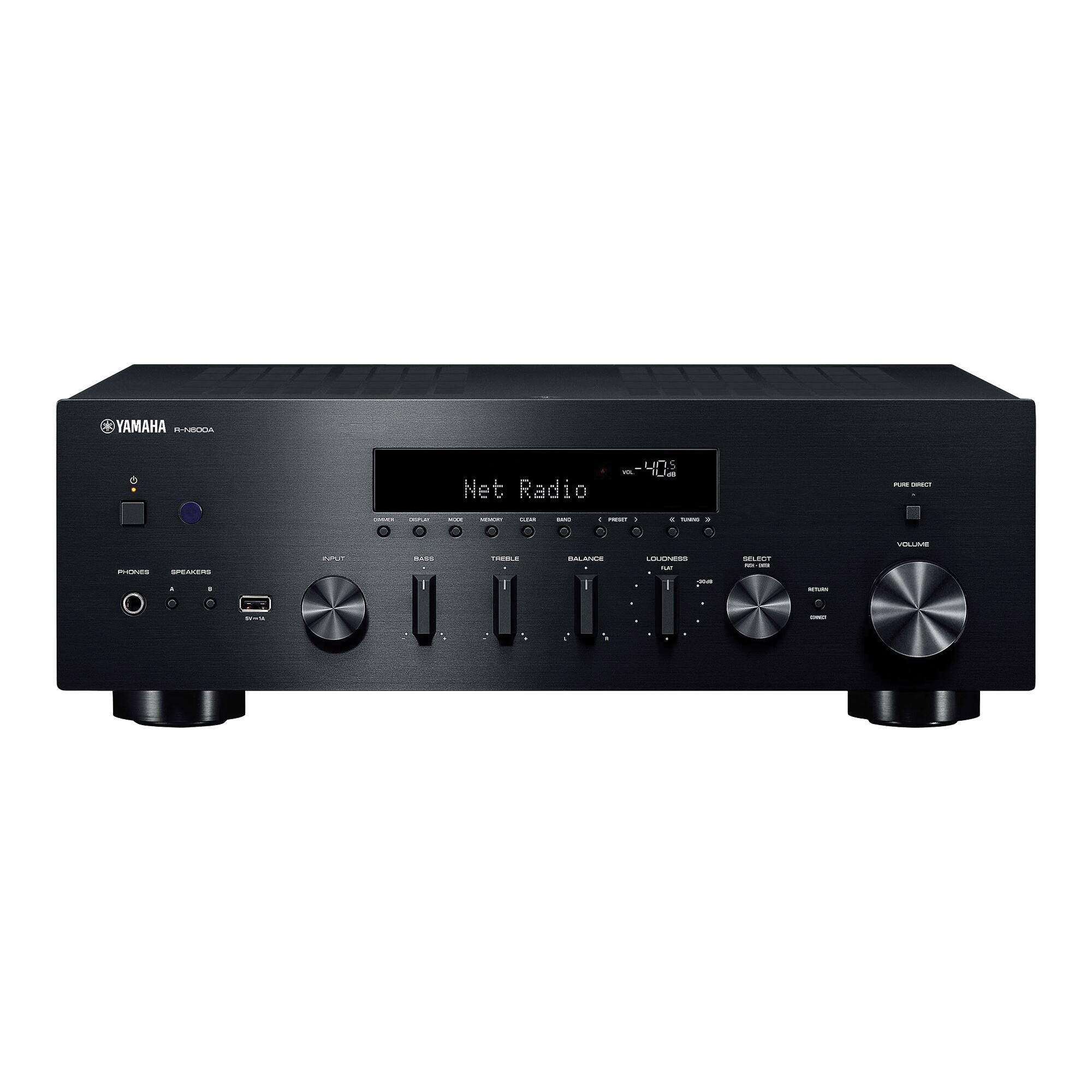 Alt View 12. Yamaha - Bluetooth 120-Watt 2.0-Channel Network Stereo Receiver with Remote - Black.