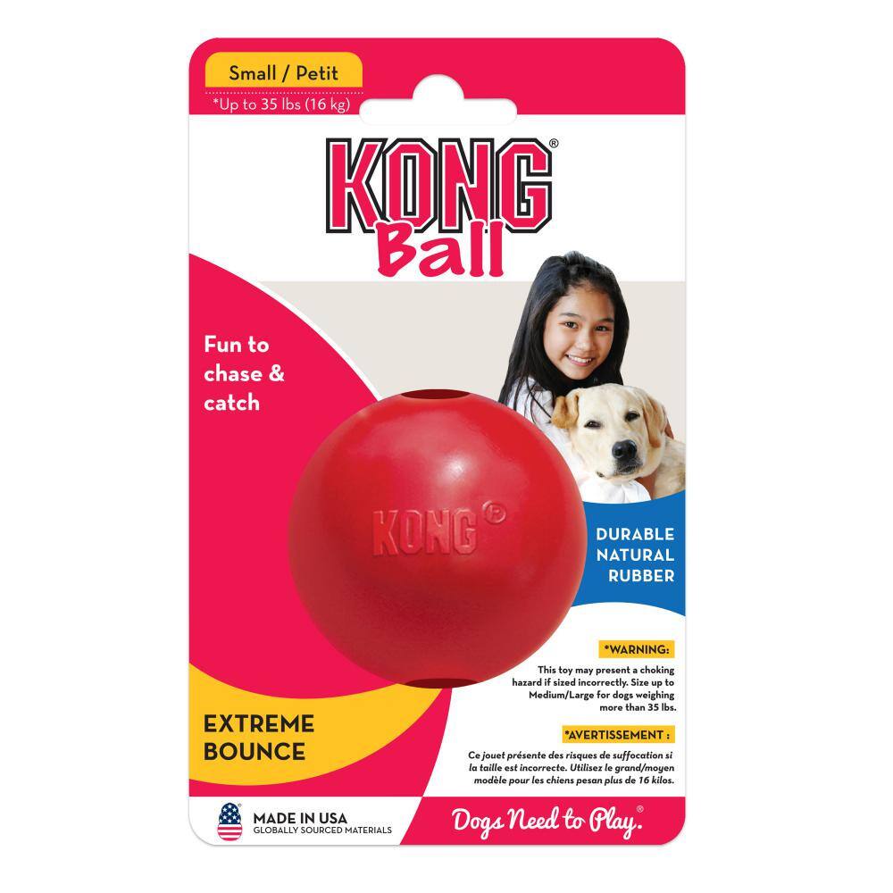 KONG Ball Dog Toy in Medium/Large Ball Red - Best Buy