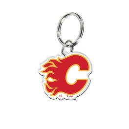 WinCraft - Calgary Flames Premium Acrylic Core Key Ring - Multicolor