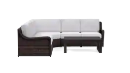 Yardbird® - Waverly Outdoor Large Sectional Set - Silver