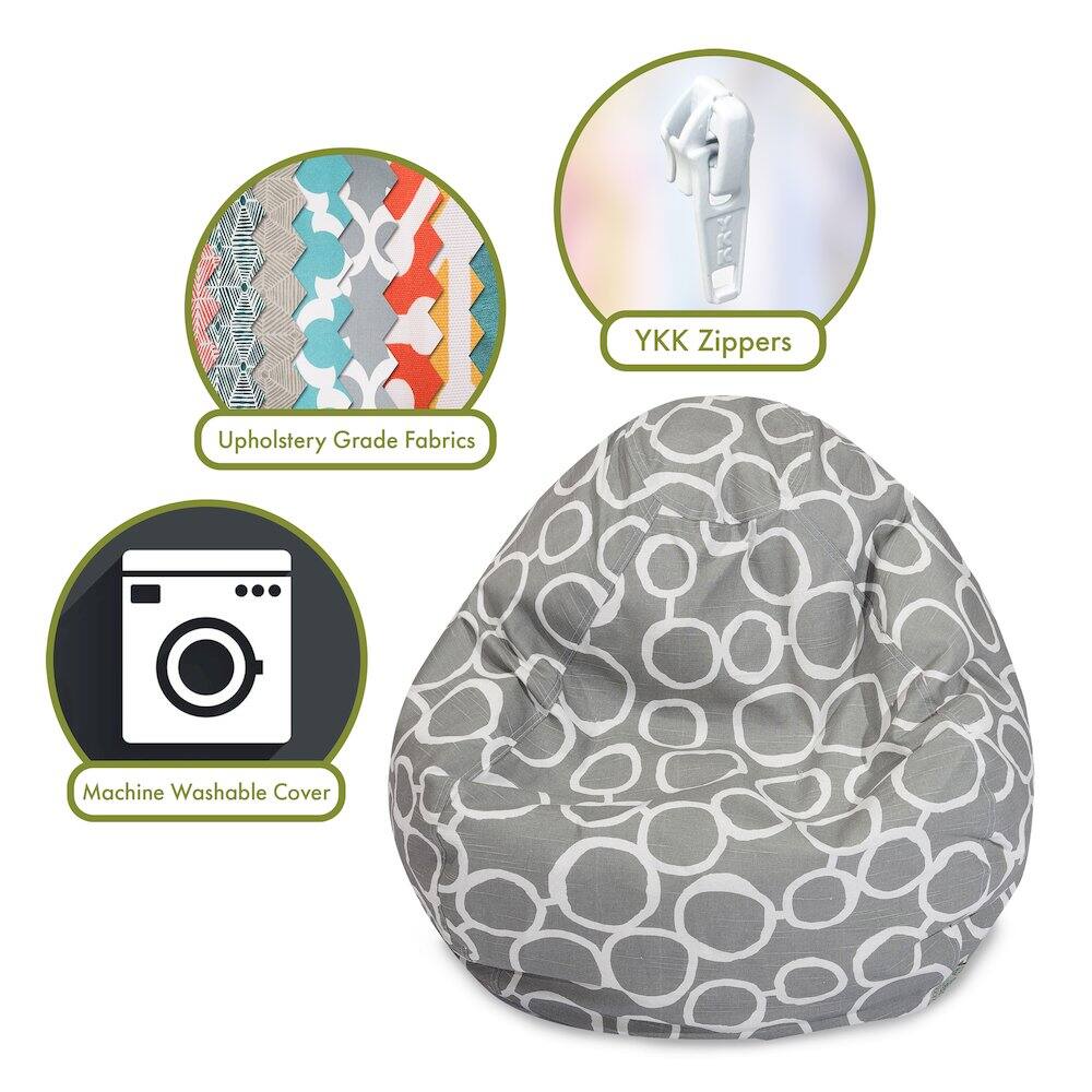 - Upholstery Grade Fabrics
- YKK Zippers
- Machine Washable Cover