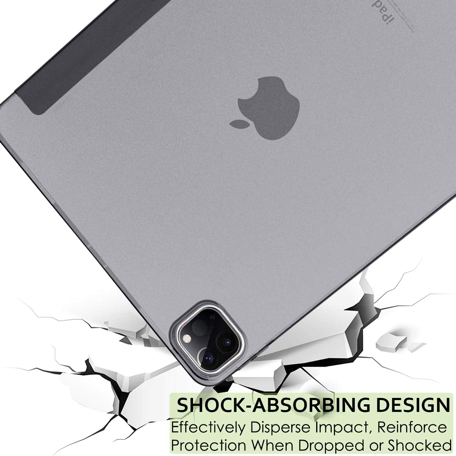 iPad

SHOCK-ABSORBING DESIGN
Effectively Disperse Impact, Reinforce Protection When Dropped or Shocked