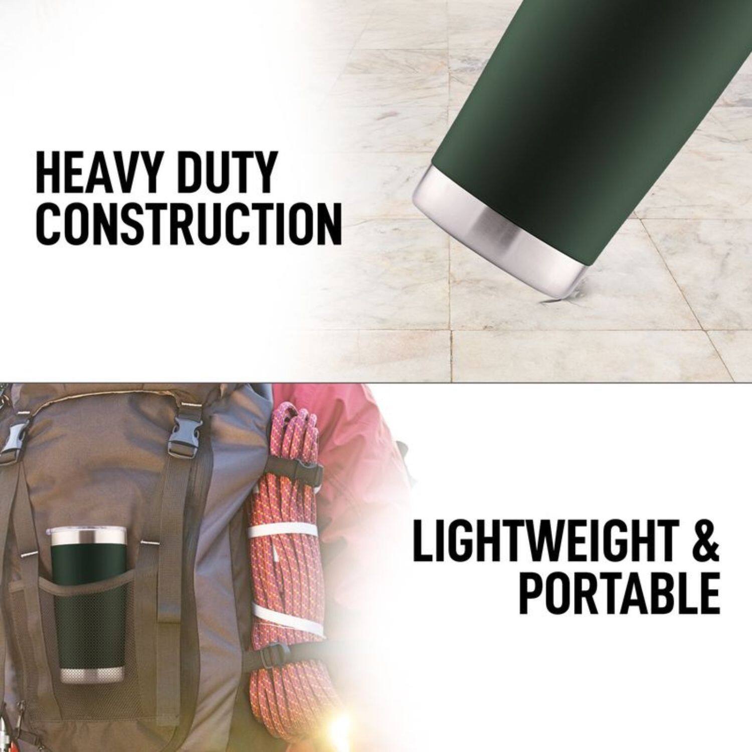 HEAVY DUTY CONSTRUCTION

LIGHTWEIGHT & PORTABLE