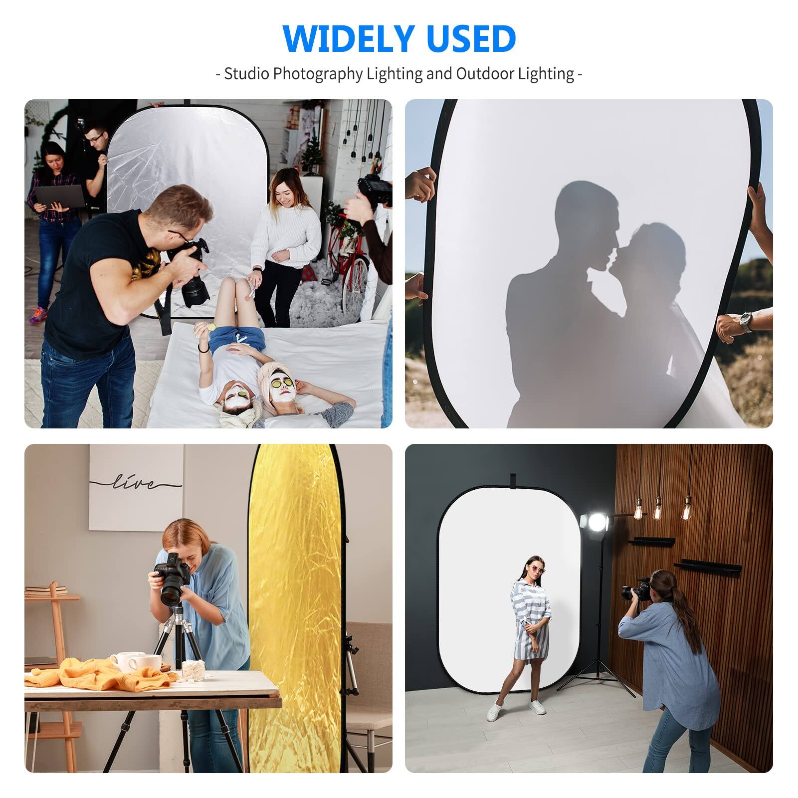 WIDELY USED  
- Studio Photography Lighting and Outdoor Lighting -
