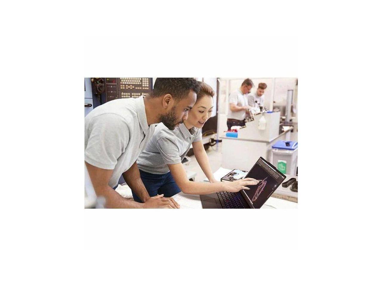 Alt View 5. Lenovo - Lenovo ThinkPad P1 Gen 6 14.5" Touch, Intel Ultra 7, RTX 500, 32GB, 1TB, Win 11 Pro - Black.