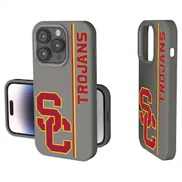 Keyscaper - NCAA - USC Trojans iPhone Soft Touch Case - 15 - Gray