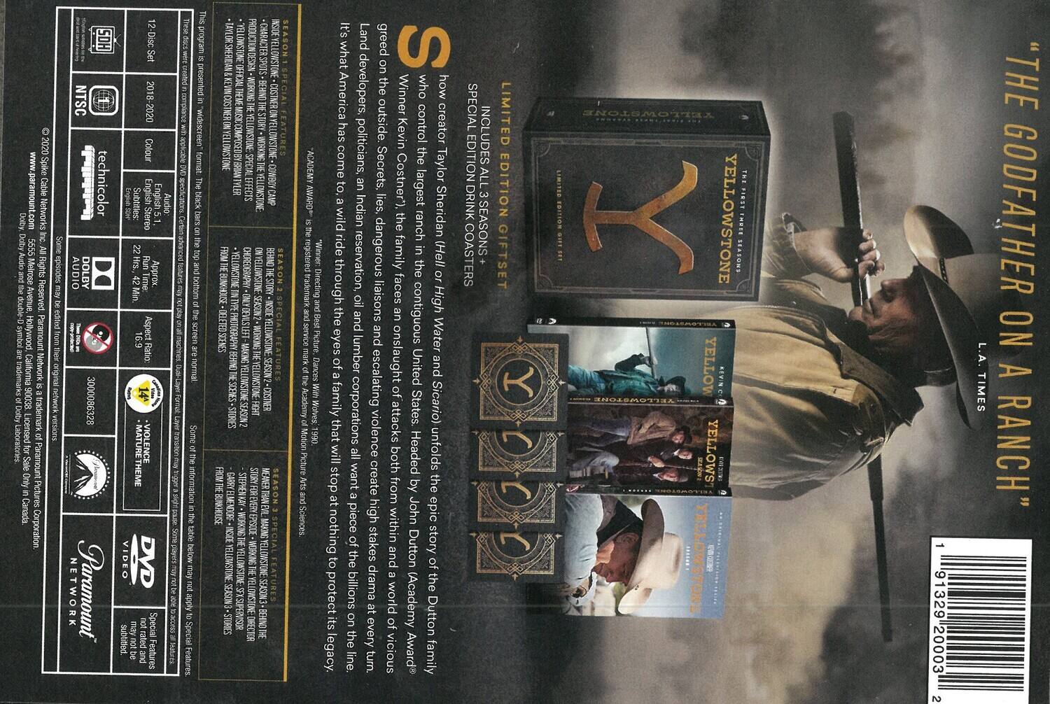 Alt View 1. Yellowstone: The First Three Seasons   - BLU-RAY.