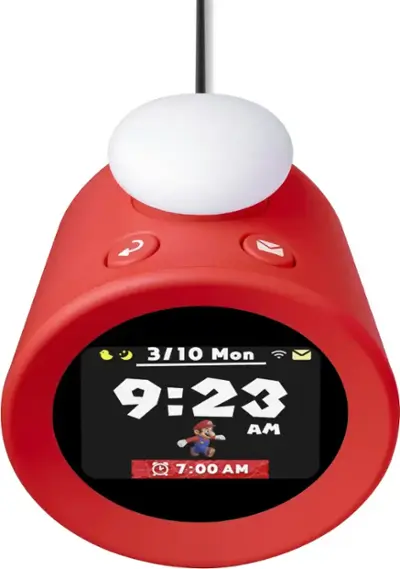 Nintendo Alarmo アラームクロック レッド Nintendo Sound Clock: Alarmo Red CLOSRAAAA - Best Buy