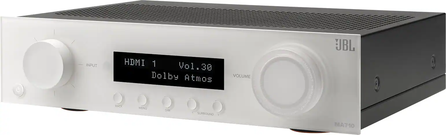 JBL - MA710 7.2ch. 8K AV Receiver - White