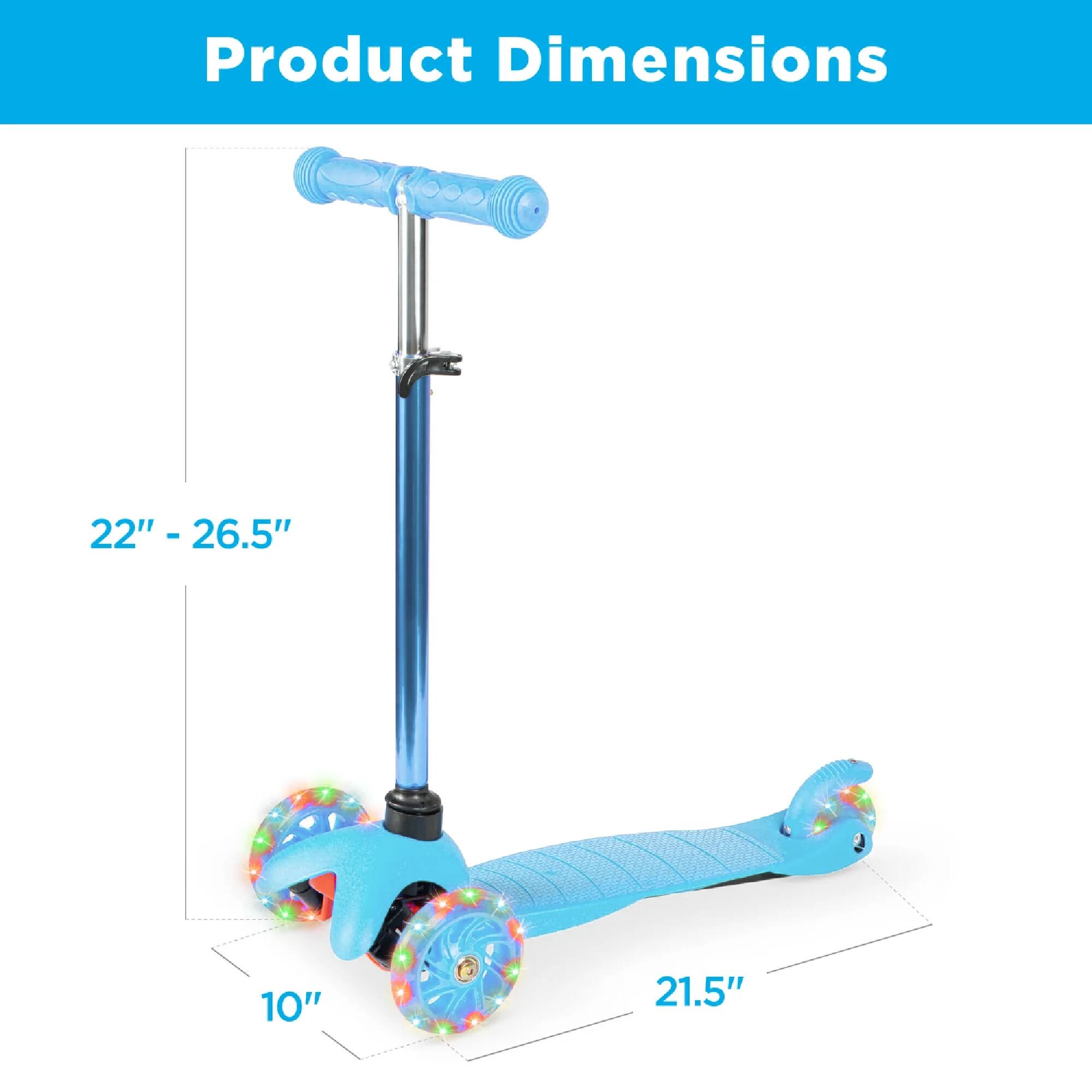 Product Dimensions

22" - 26.5"

21.5"

10"