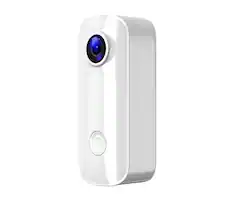 Front. SJCAM - SJCAM C100+ Mini WiFi Action Camera 4K30fps Pocket Sized Wearable Body Camera, Magnetic, APP Control, Underwater Small V.