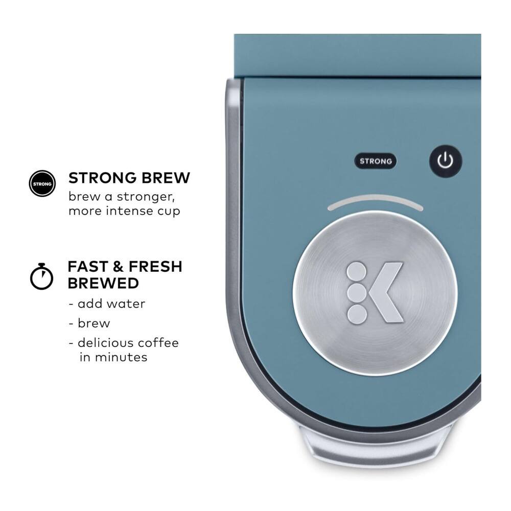 STRONG BREW  
brew a stronger, more intense cup  

FAST & FRESH BREWED  
- add water  
- brew  
- delicious coffee in minutes