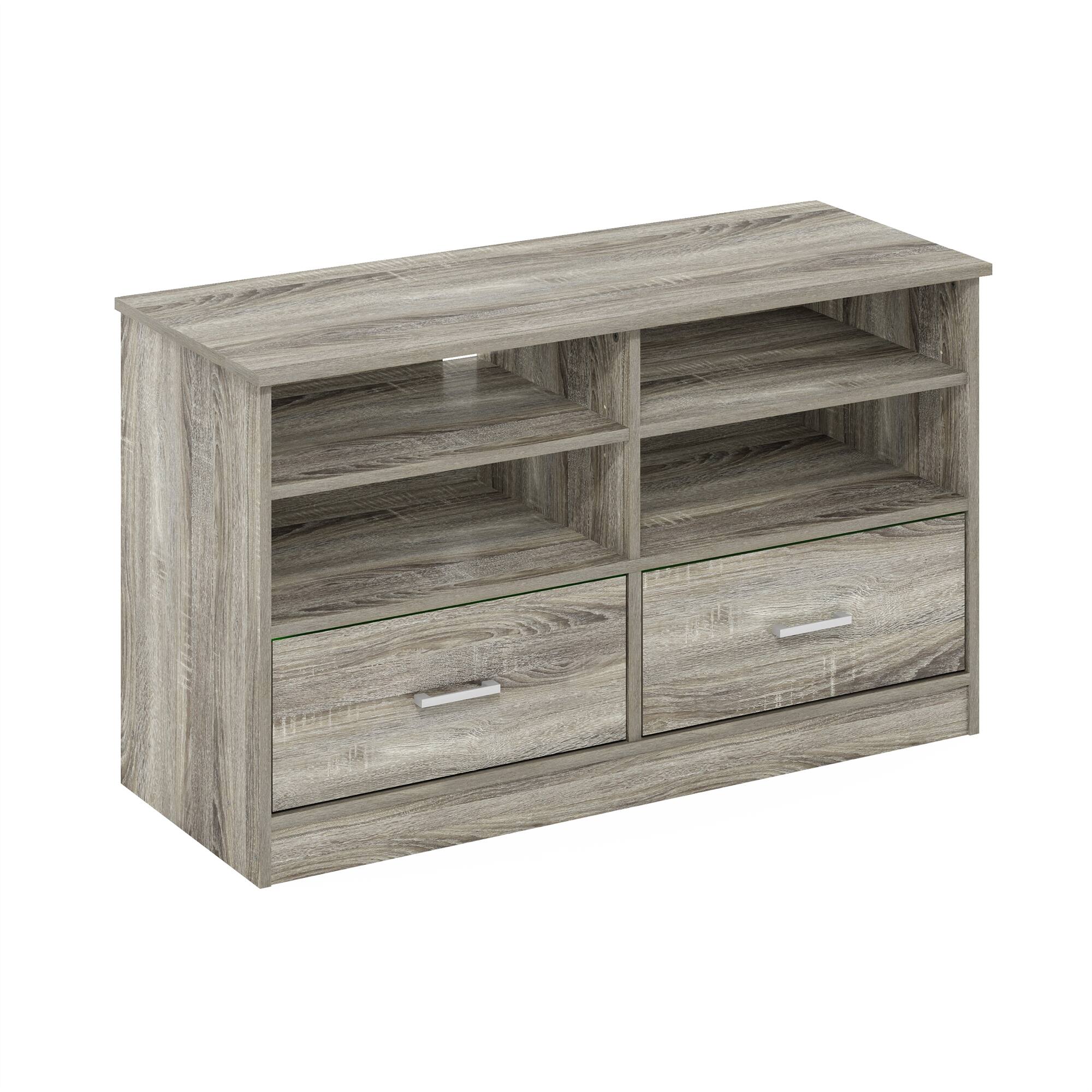 Furinno - Jensen TV Stand with Drawer - French Oak