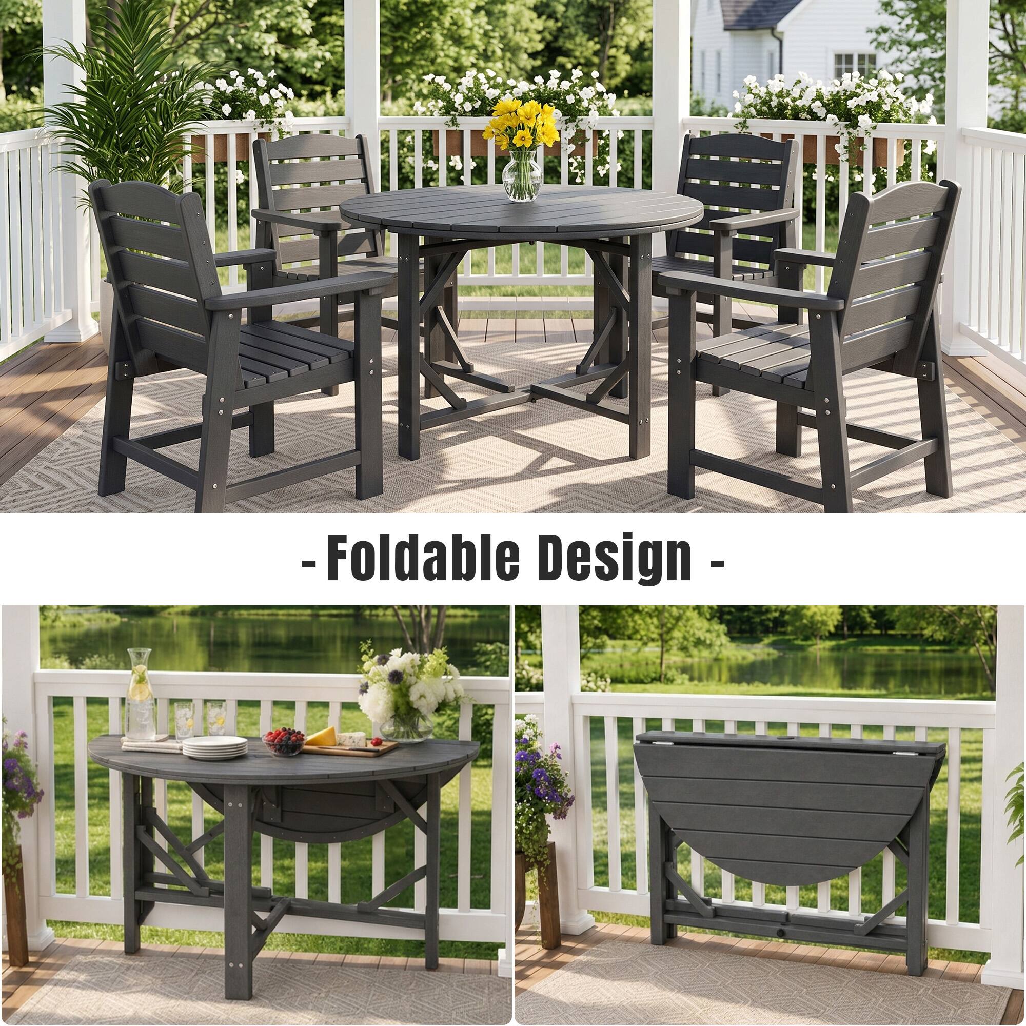 - Foldable Design -