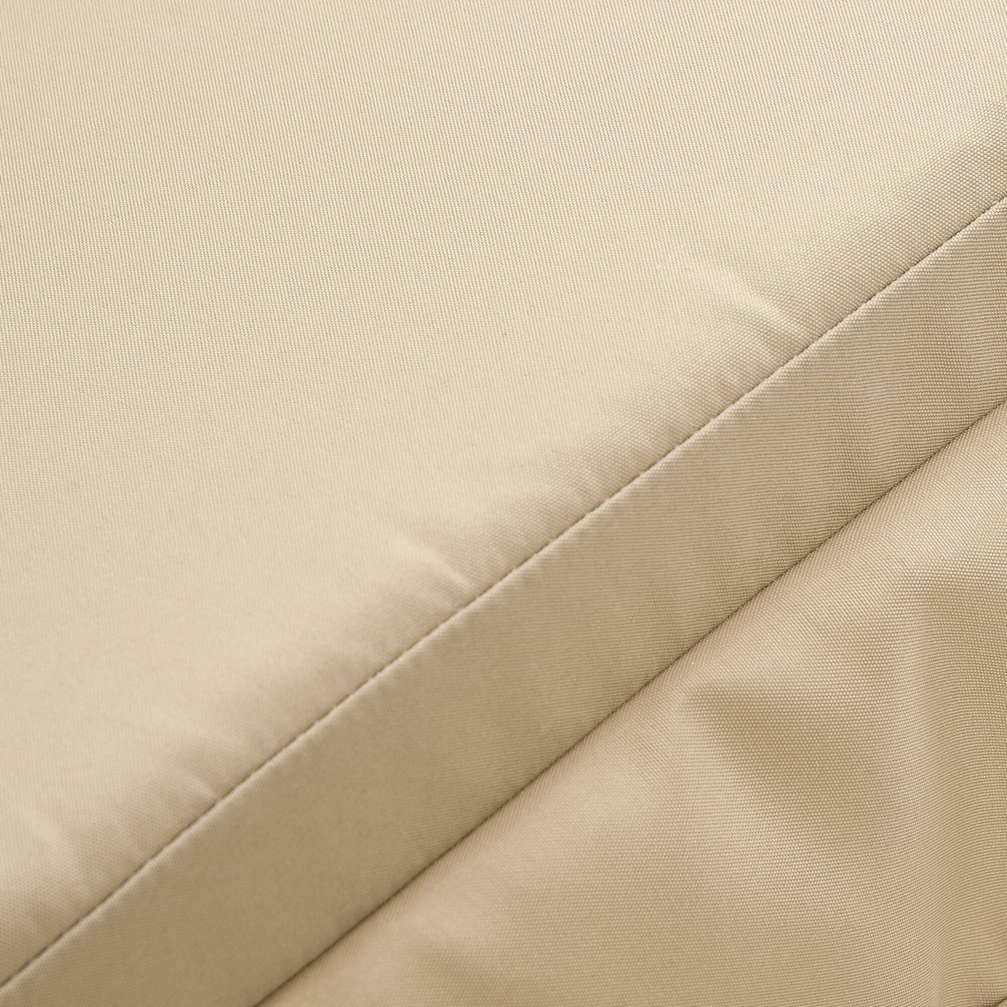 Alt View 7. Outsunny - 84A-052 Series Outdoor Porch Swing Cushions with Seat & Tufted Back, Backrest Ties, Set of 2 Replacement Cushions - Beige.