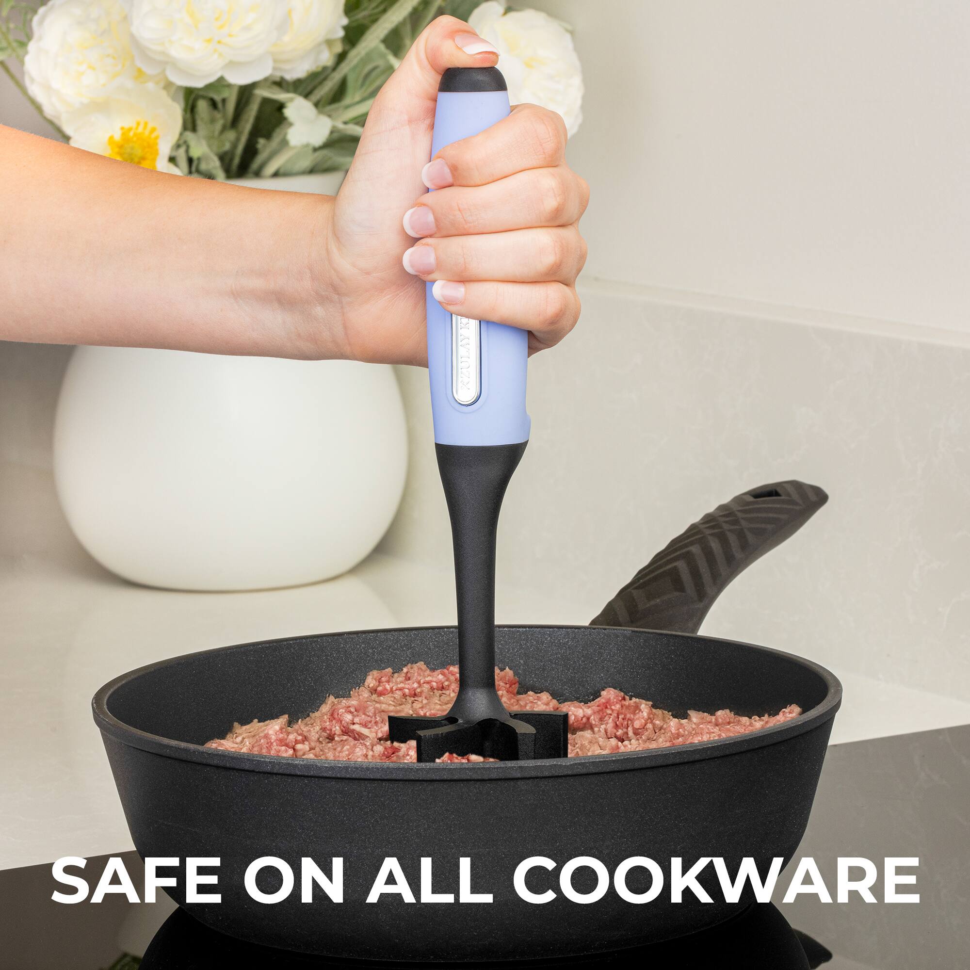 SAFE ON ALL COOKWARE