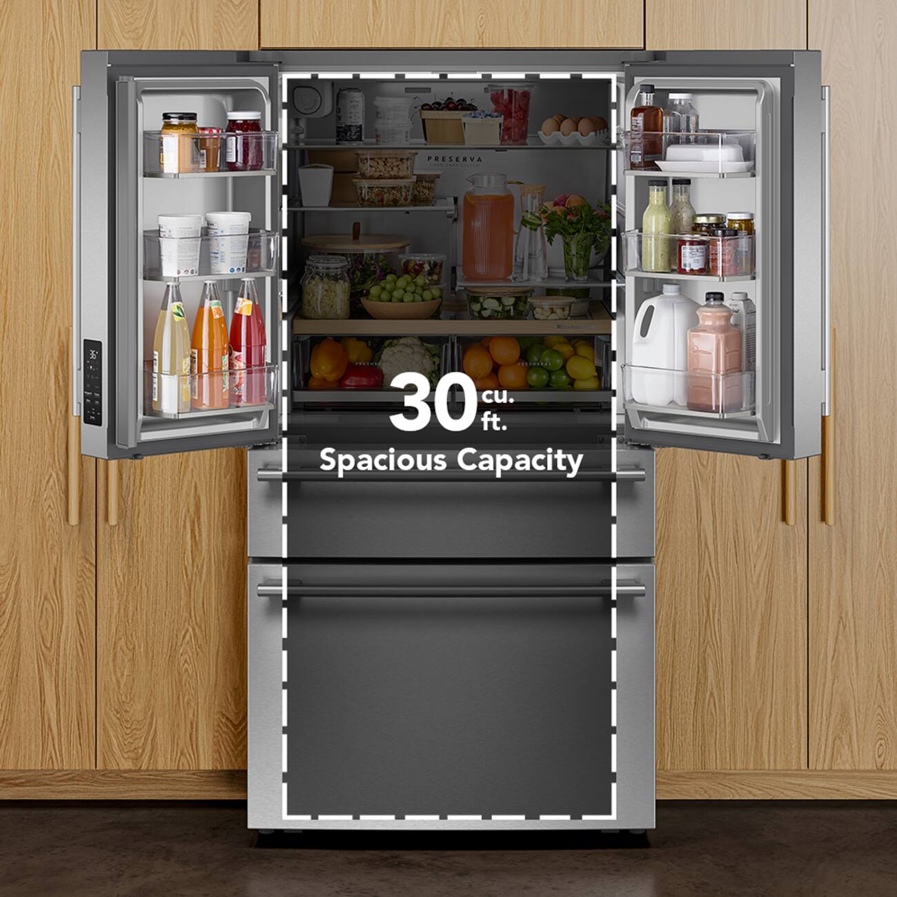 PRESERVA  
30 cu. ft. Spacious Capacity