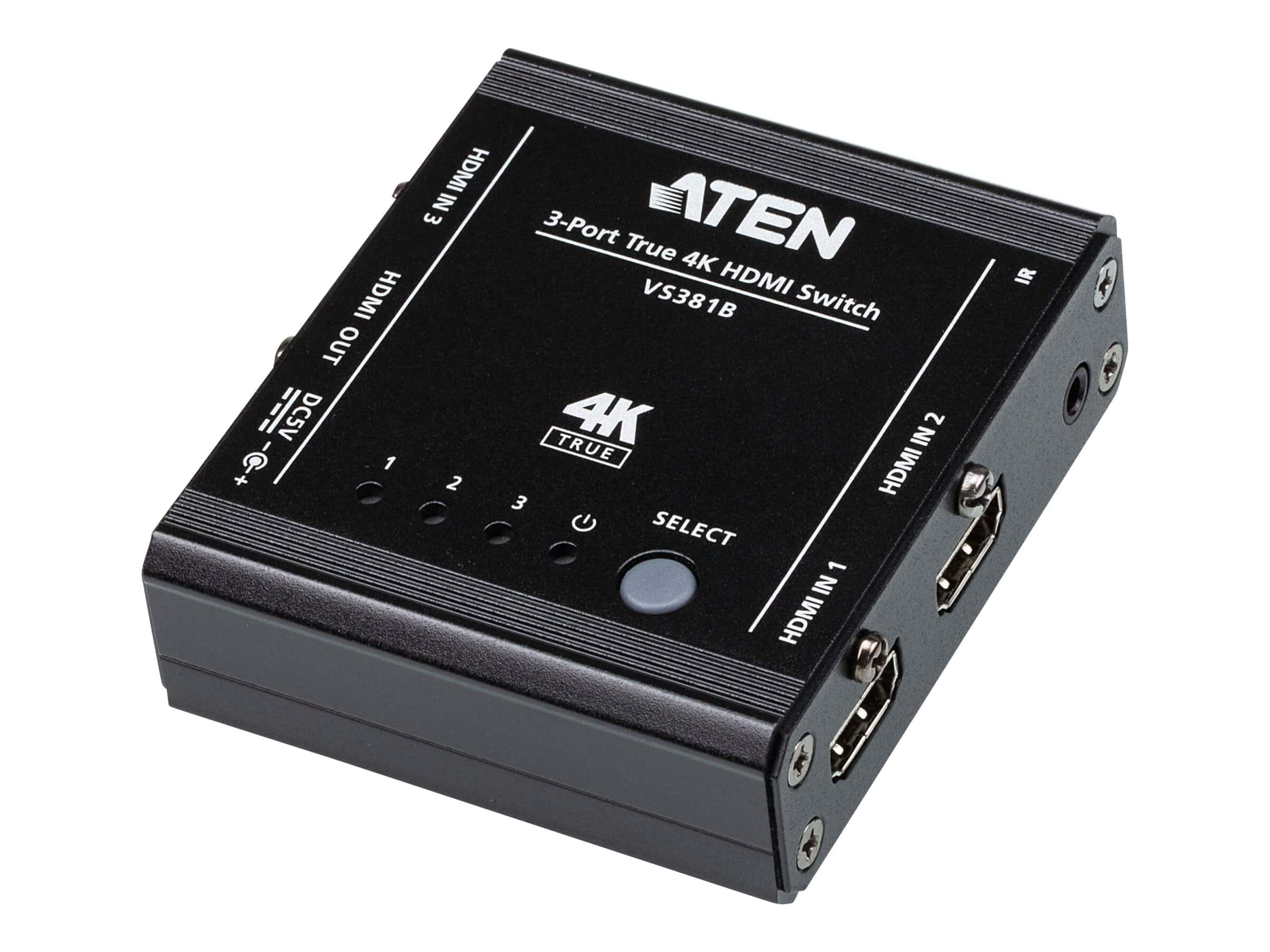 Aten Technology - 3-Port True 4K HDMI Switch (VS381B) - Black price history on PriceWatchPro