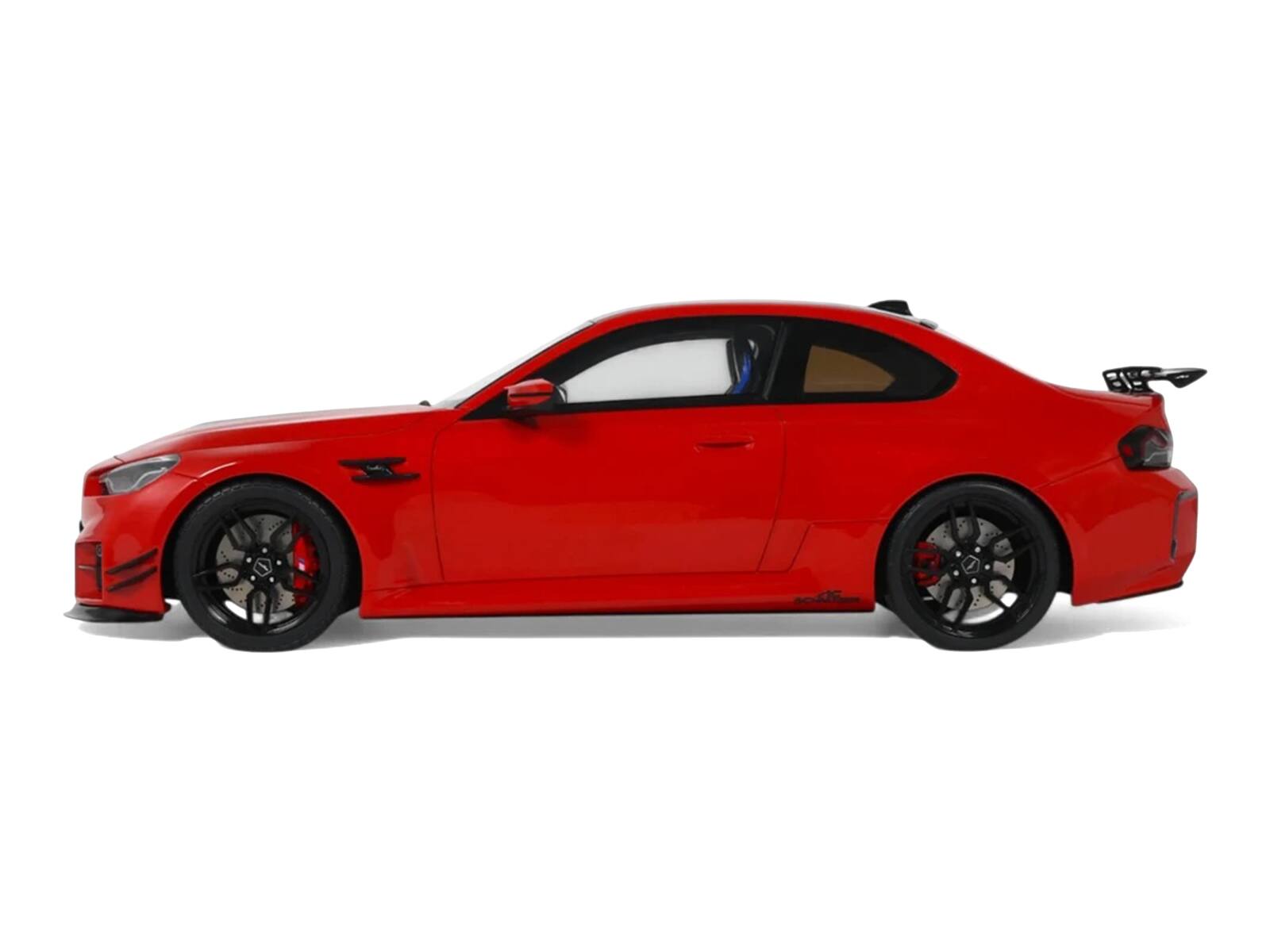 Alt View 3. GT Spirit - 2023 AC Schnitzer ACS2 Sport (BMW M2) Toronto Red with Black Top 1/18 Model Car by GT Spirit.