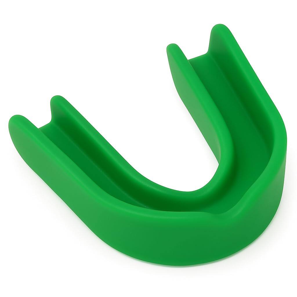 Alt View 2. Amber Sporting Goods - Junior Mouthpiece with Case for Kids 5–10, Custom Fit, Hygienic & Durable, Green - Green.