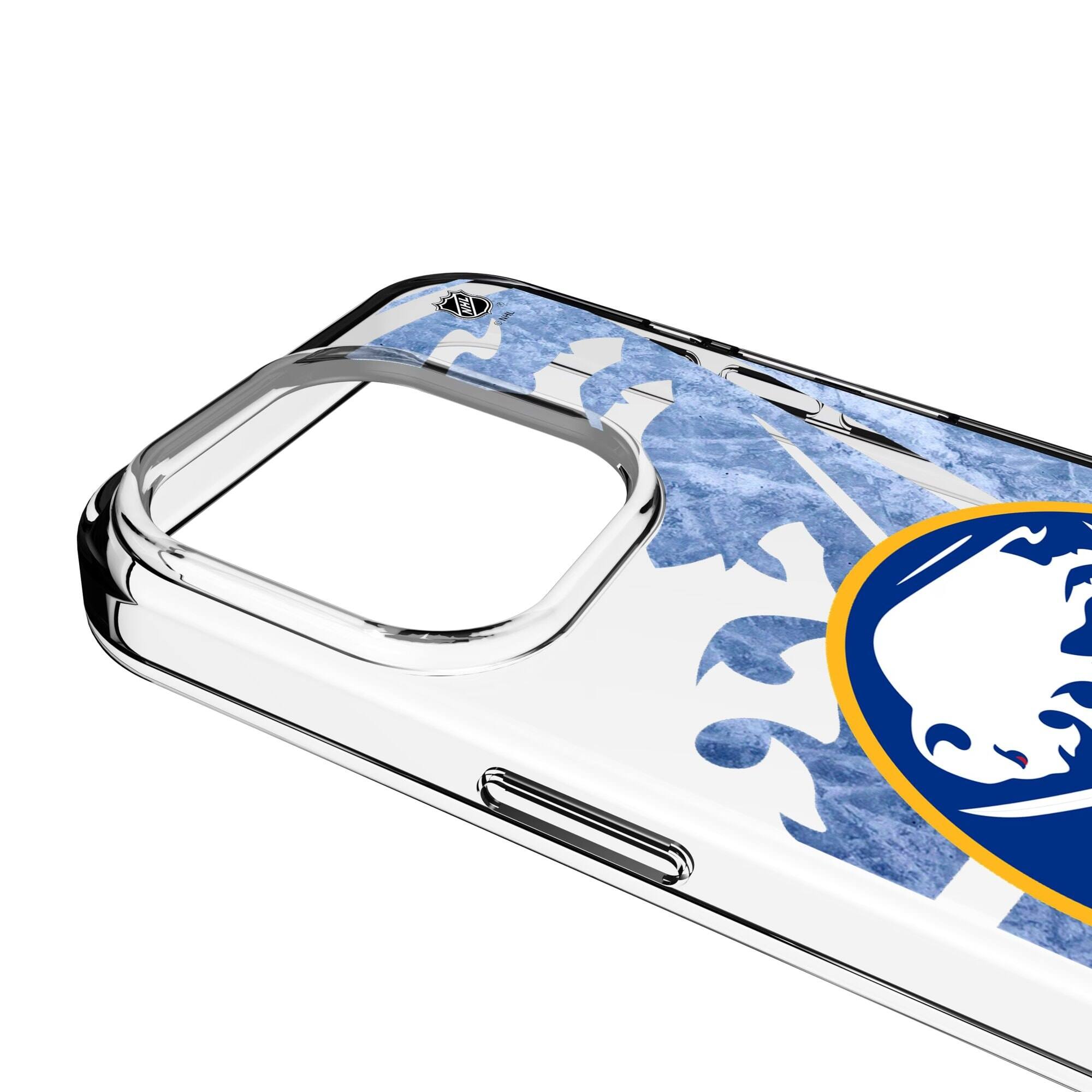 Alt View 2. Keyscaper - Buffalo Sabres iPhone Clear Ice Case - 13 mini - Multicolor.