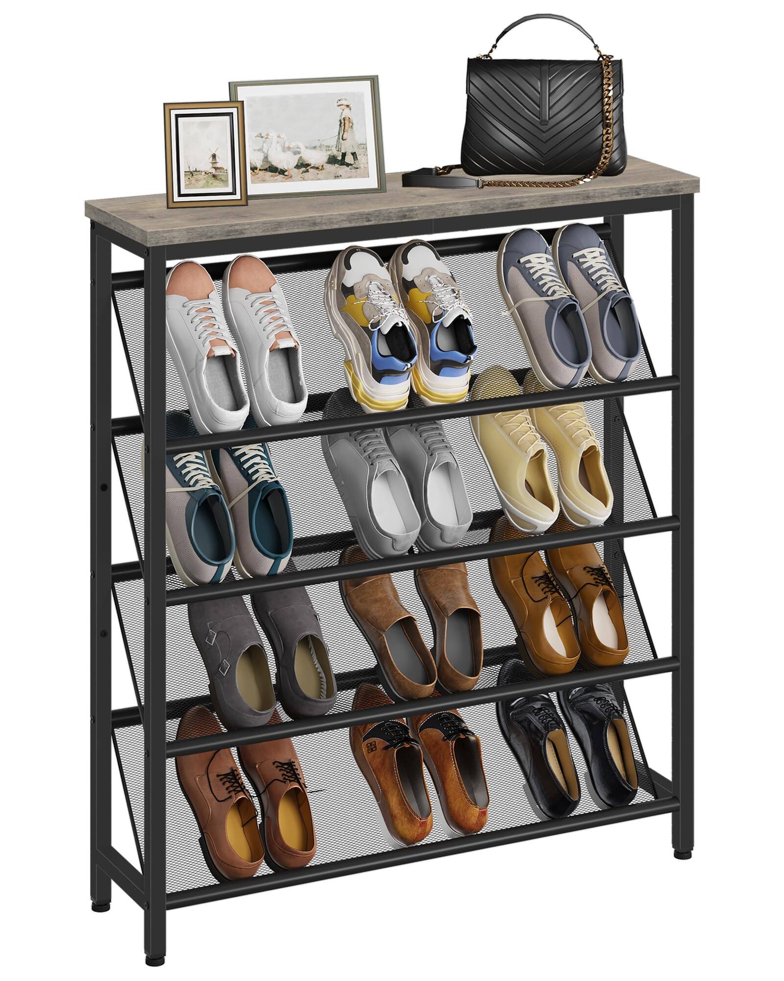 Greige, Black 29.5"L x 7.9"W x 41.3"H