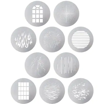 Front. Aputure - Aputure Size-A Gobo Kit for Spotlight Max Projection Modifier, 10-Pack.