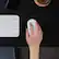 Alt View 11. Logitech - Pebble i345 Bluetooth Optical Ambidextrous Mouse for iPad - White.