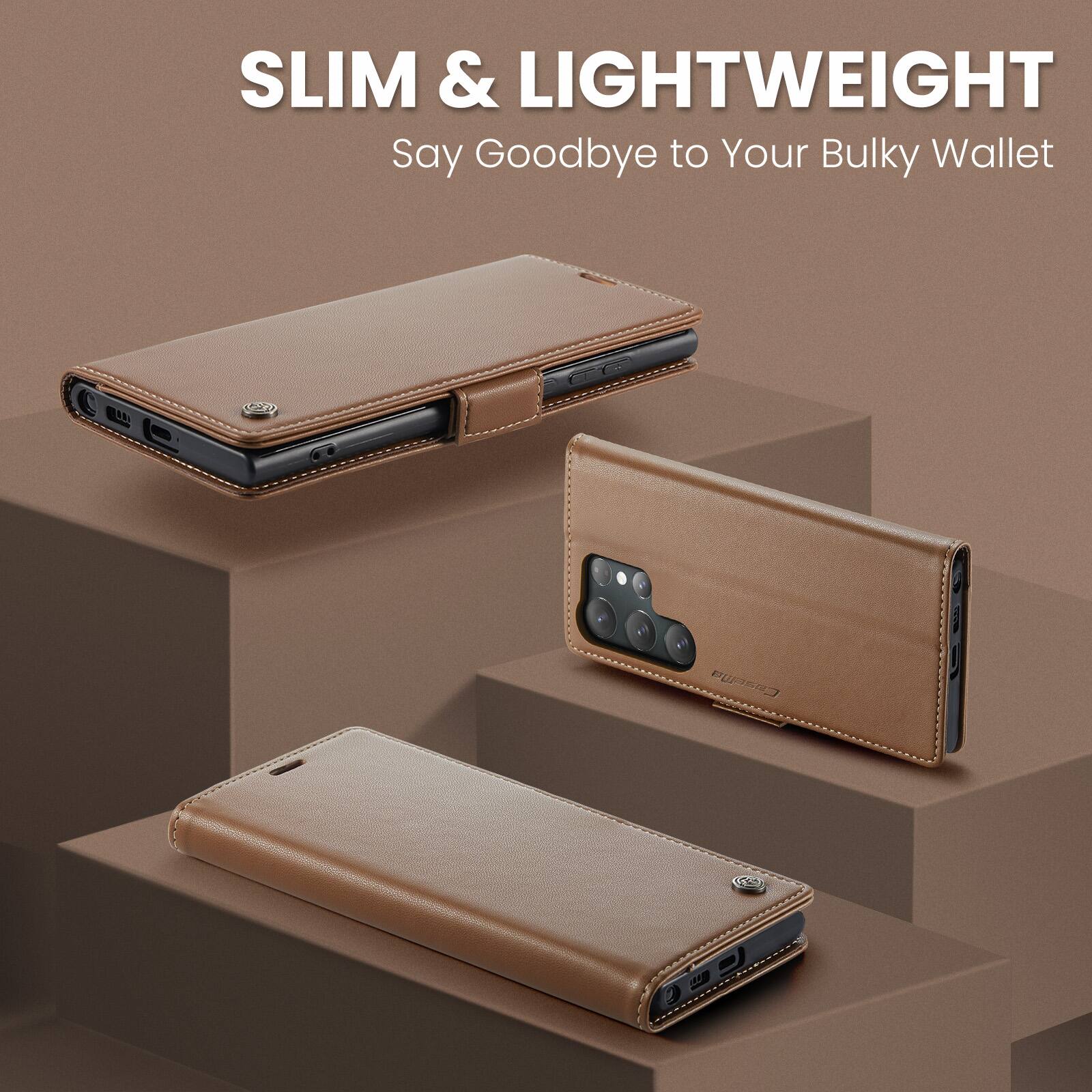SLIM & LIGHTWEIGHT  
Say Goodbye to Your Bulky Wallet