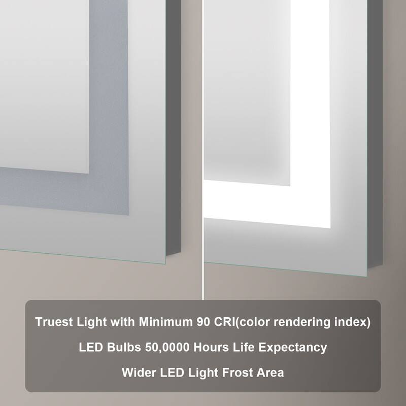 Truest Light with Minimum 90 CRI (color rendering index) LED Bulbs 50,000 Hours Life Expectancy Wider LED Light Frost Area