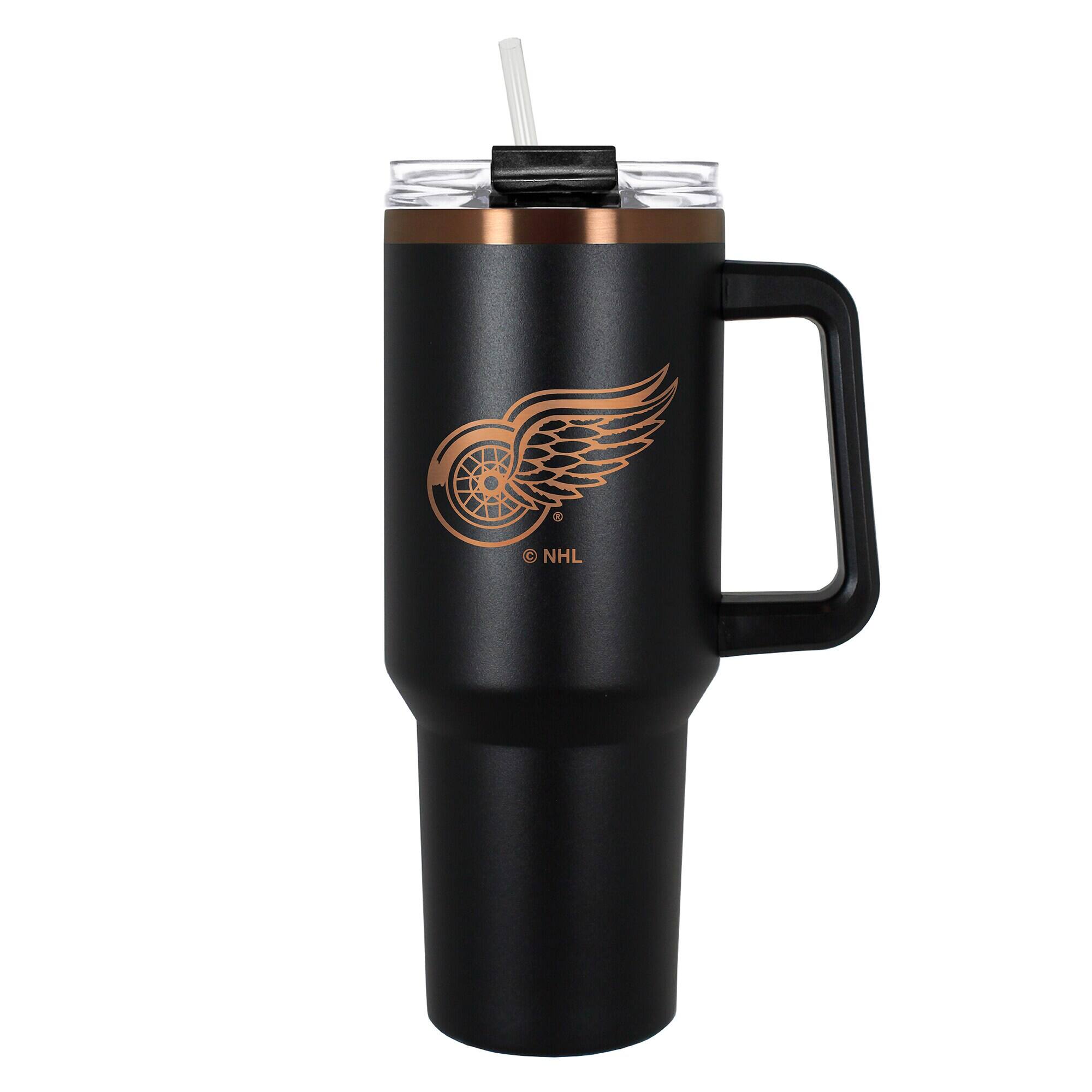 Great American Products - Detroit Red Wings 40oz. Colossus Copper Edition Tumbler - Black