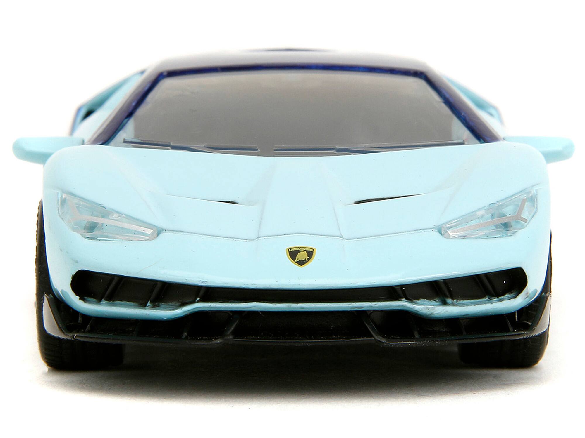 Alt View 6. Jada - Lamborghini Centenario Light Blue and Purple "Pink Slips" Series 1/32 Diecast Model Car by Jada - Multicolor.