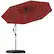 Alt View 9. Costway - Costway 10 FT Solar Offset Hanging Umbrella Patio Cantilever Umbrella with 32 LED Lights - Red.