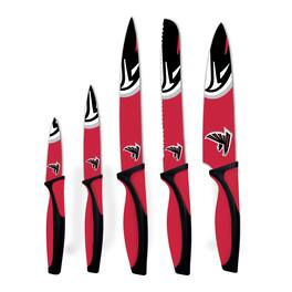 Woodrow - Atlanta Falcons 5-Piece Stainless Steel Cutlery Knife Set - Multicolor
