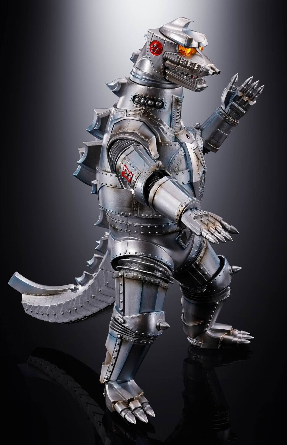 Alt View 1. PopMarket - Tamashii Nations - Godzilla vs Mechagodzilla - DX Soul of Chogokin - Mechagodzilla 1974 Action - COLLECTIBLES - Multicolor.