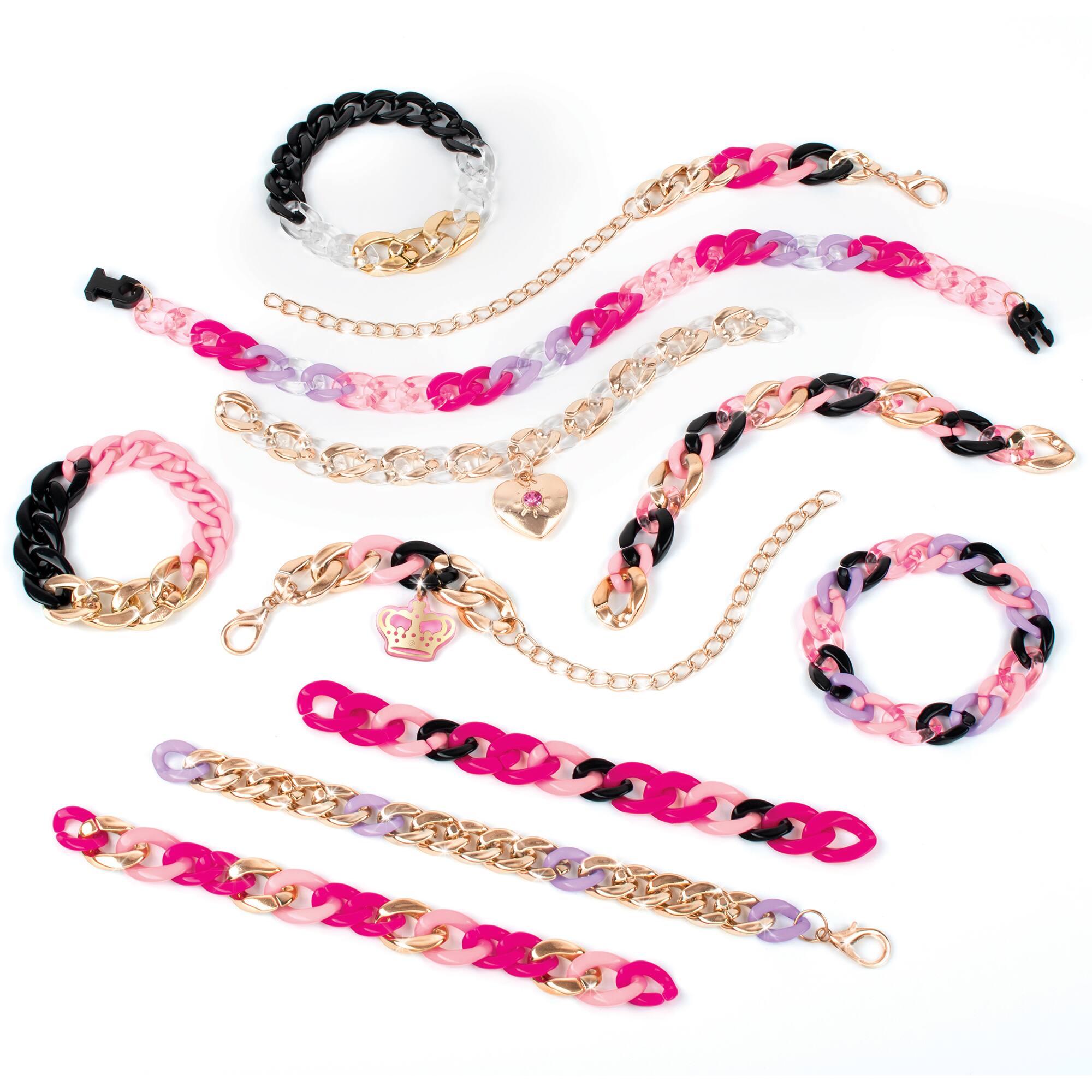 Back. Make It Real - Juicy Couture: Chic Links DIY Jewelry Kit, 211 Pieces.