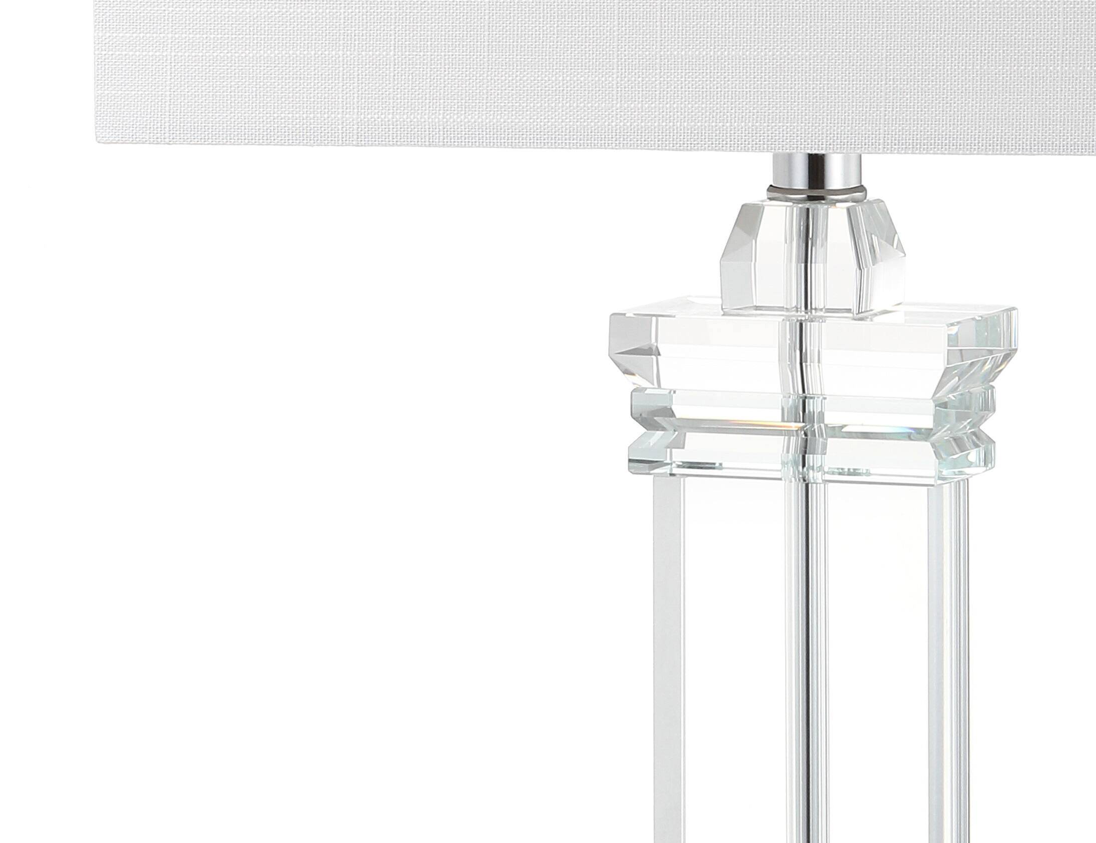 Alt View 6. Jonathan Y - Ophelia 23.5" Crystal LED Table Lamp, Clear - Clear.