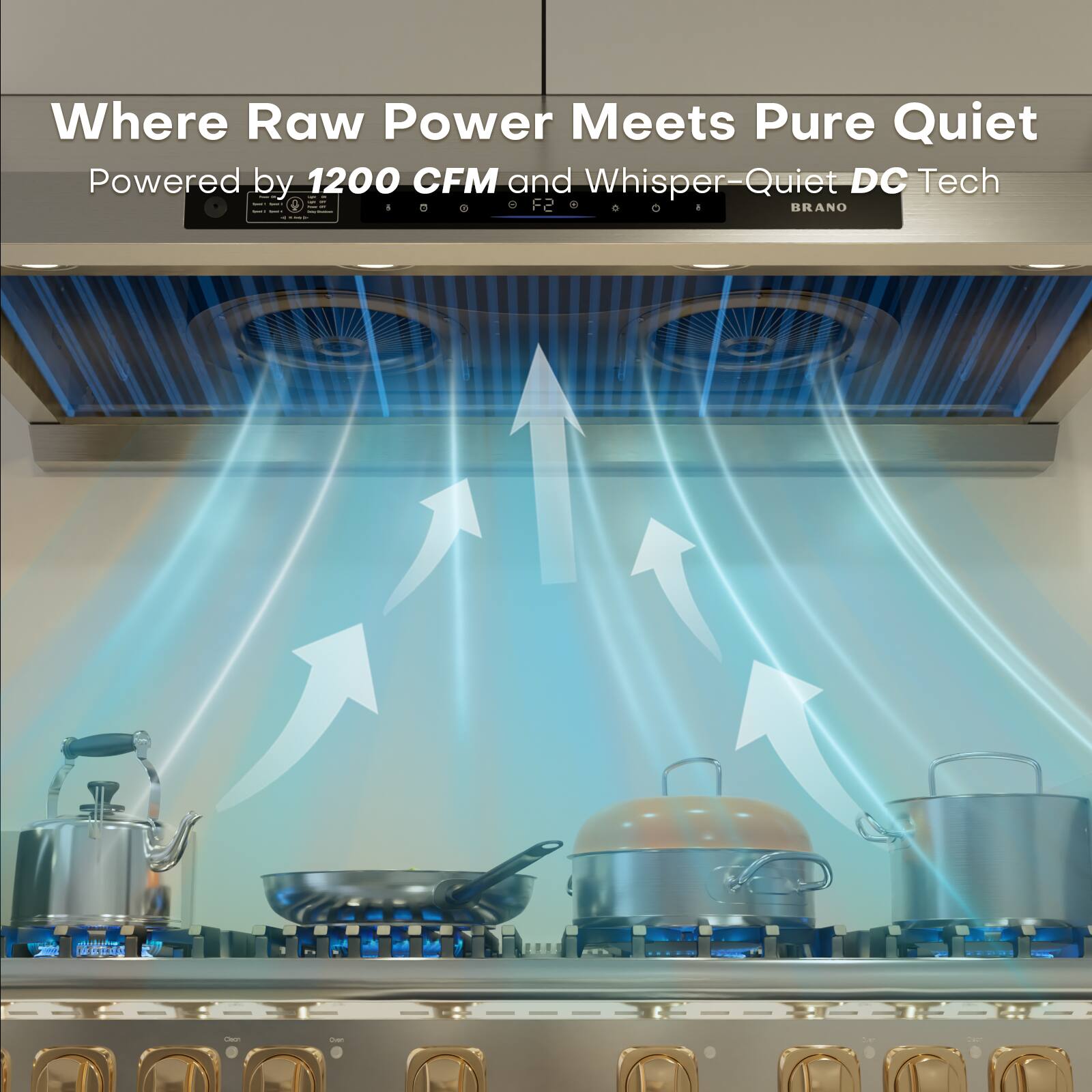 Where Raw Power Meets Pure Quiet  
Powered by 1200 CFM and Whisper-Quiet DC Tech