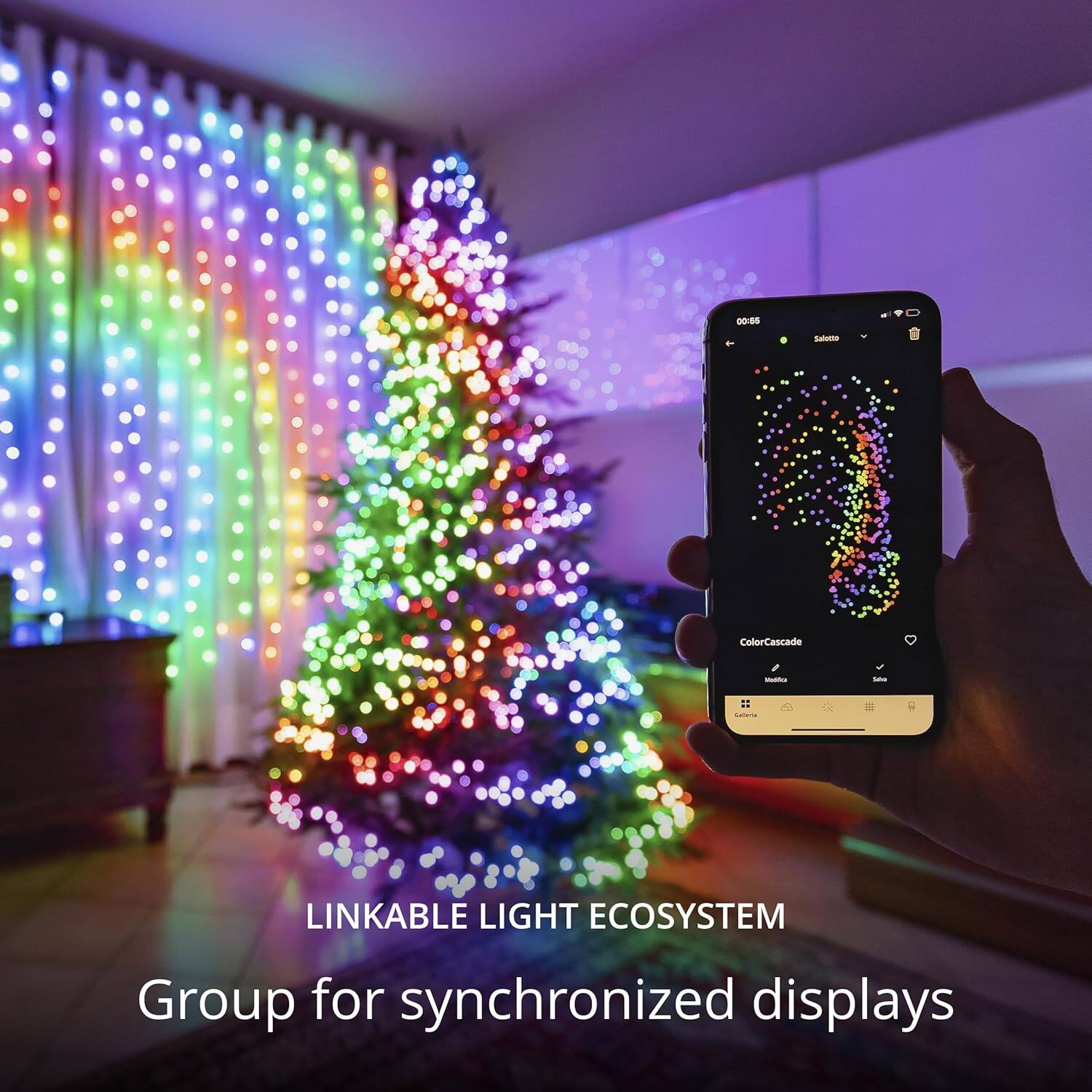ColorCascade  
LINKABLE LIGHT ECOSYSTEM  
Group for synchronized displays
