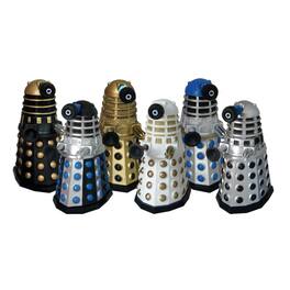 Heathside Trading - Doctor Who Daleks of Skaro Bobble Figure 6 Pack - Multi-Color