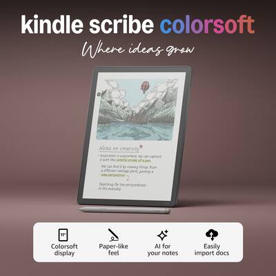 Amazon Kindle Scribe Colorsoft 32GB (newest model), 11” paper like Amazon Kindle Scribe Colorsoft 32GB (newest model), 11” paper like