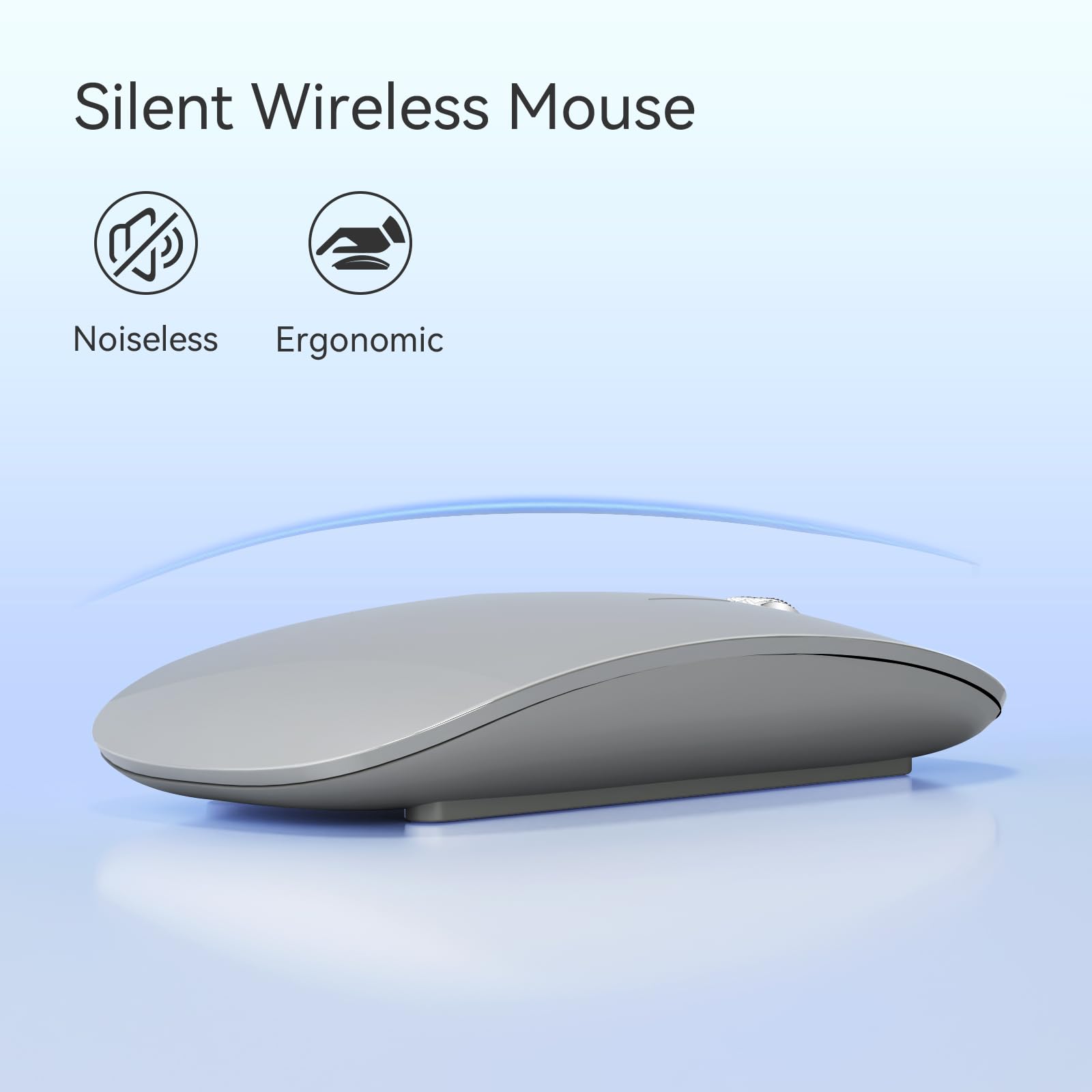 Silent Wireless Mouse

- Noiseless
- Ergonomic
