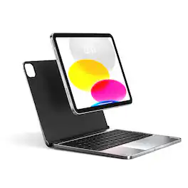 Brydge - 11.0 iPad Keyboard Case with Trackpad for 10th Gen and A16 - Silver