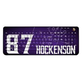 Keyscaper - T.J. Hockenson Minnesota Vikings Wireless Keyboard - Black