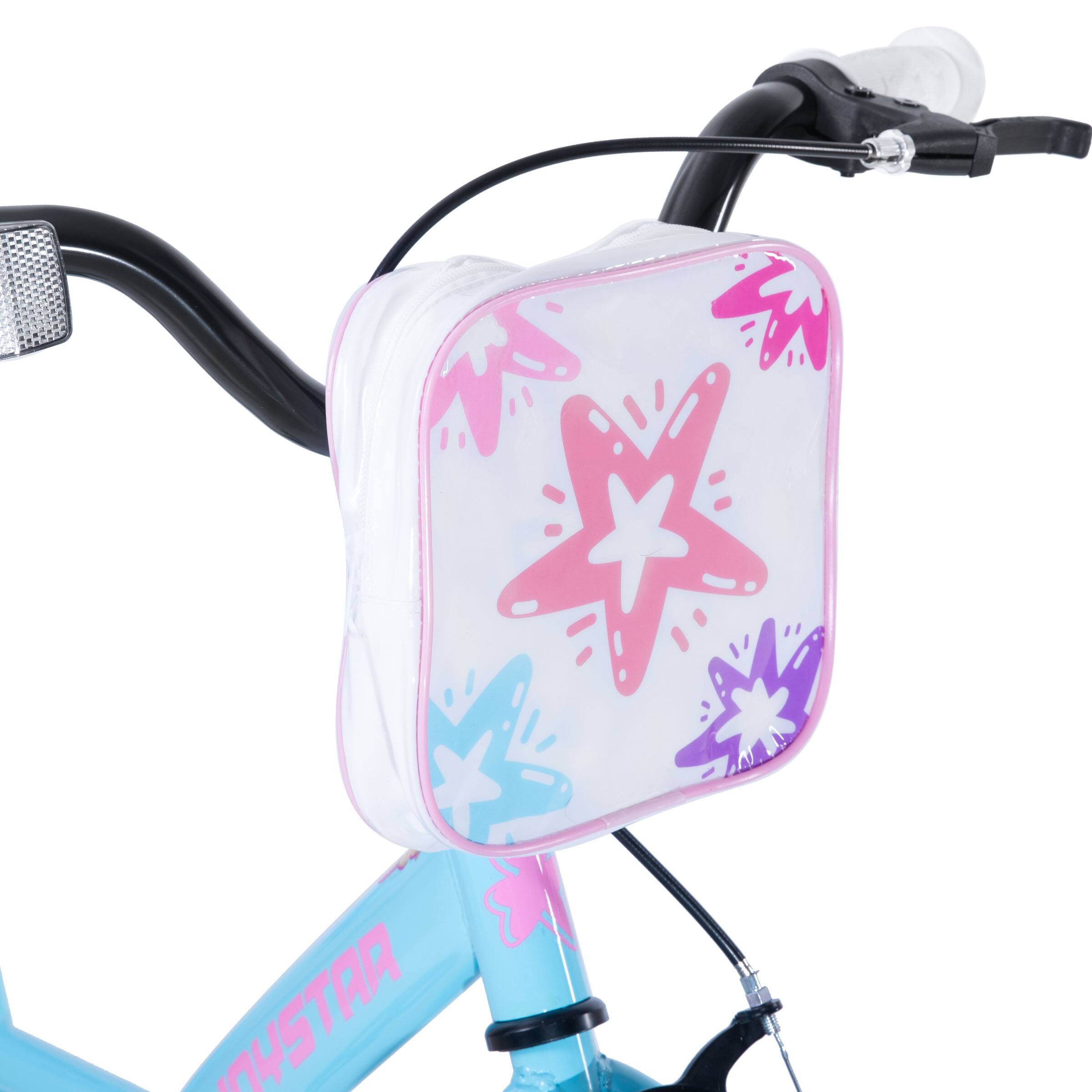 Alt View 6. JOYSTAR - JOYSTAR Zinnia 20" Kids Bike for Ages 7-13 Girls, Children's Bicycle with Training Wheels & Doll Seat, Blue - Blue.
