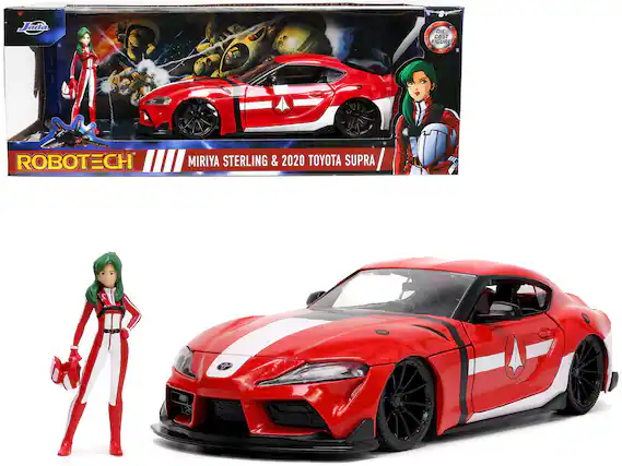 Jada 8+ DIE-CAST FIGURE
ROBOTECH
MIRIYA STERLING & 2020 TOYOTA SUPRA