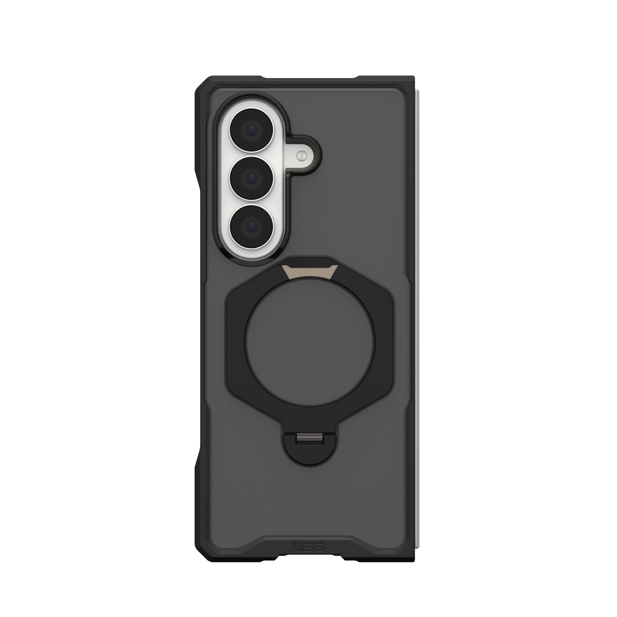 Alt View 3. UAG - Designed for Samsung Galaxy Z Fold8 Ultra Case, 360 Rotatable Kickstand, Mouve XTE - Ash.