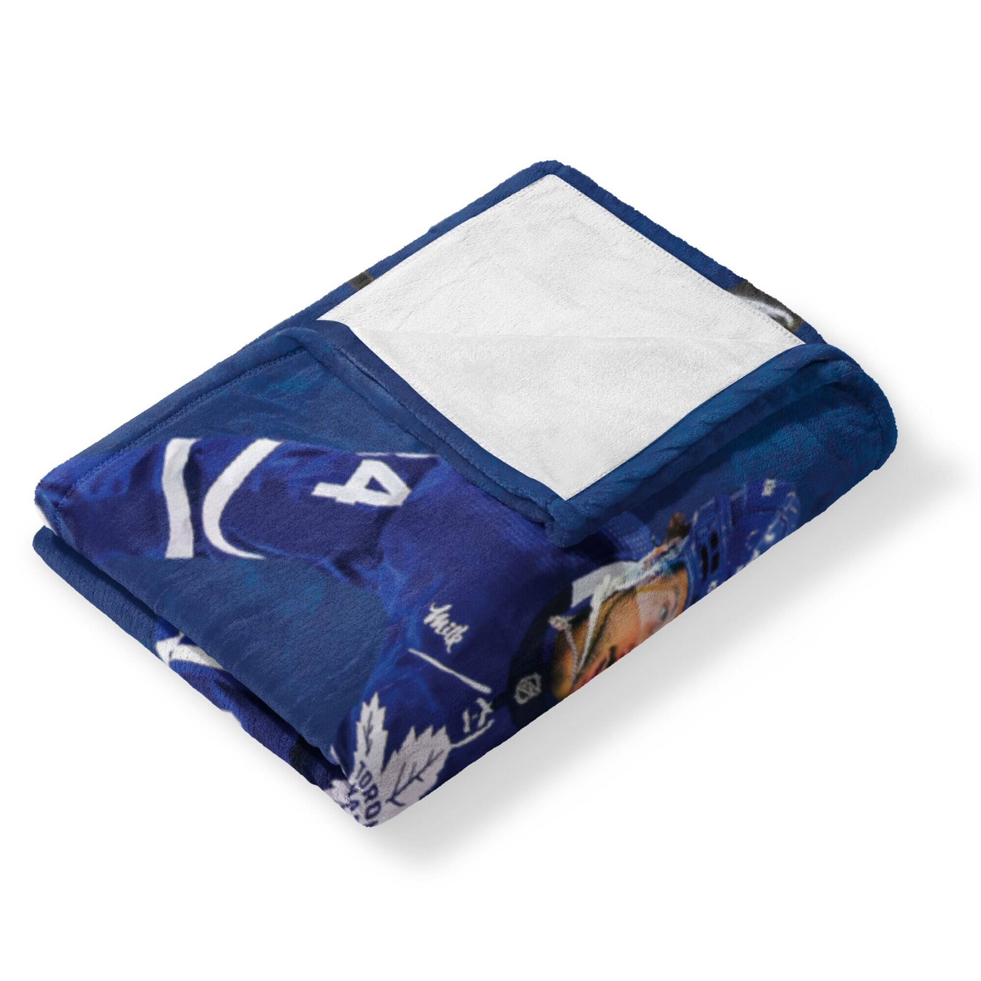 Alt View 1. Northwest - Auston Matthews Toronto Maple Leafs 50" x 60" Player Silk Touch Throw Blanket - Multicolor.